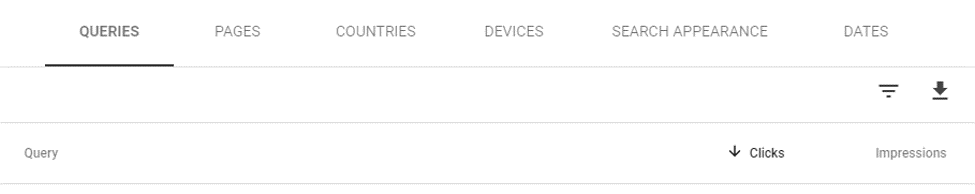 google search console lower performance dashboard