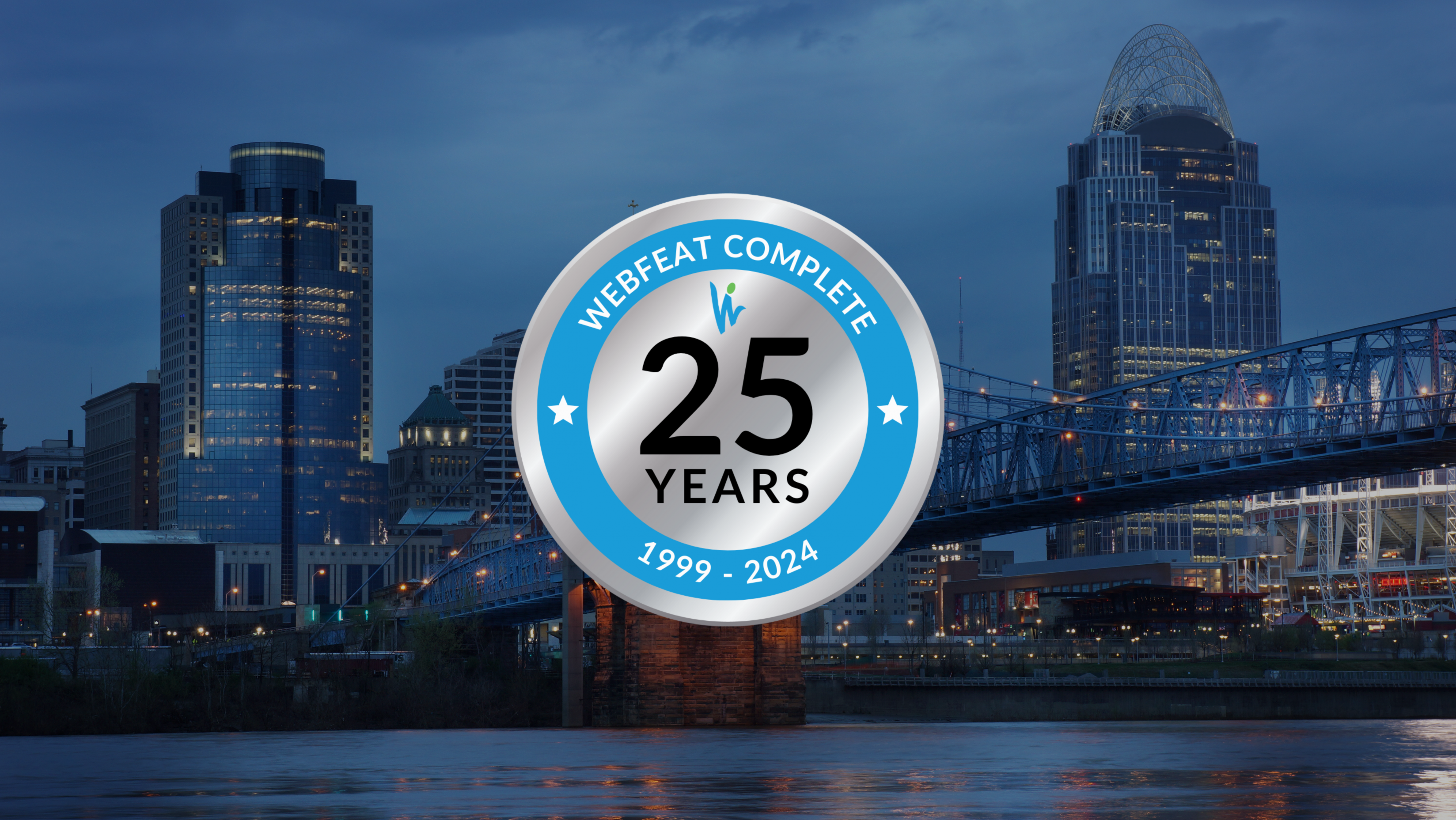 webFEAT Complete 25 Years Badge