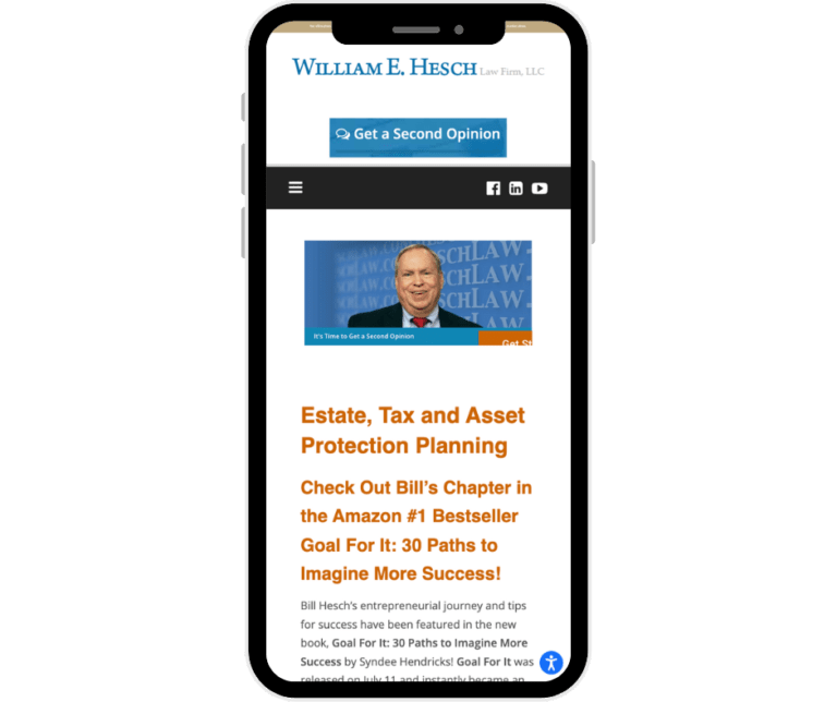 Hesch Law Mobile Website